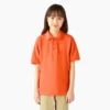 Polo a maniche corte Piqua per bambini in pantaloncini