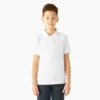 Polo a maniche corte Piqua per bambini in pantaloncini