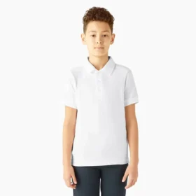 Polo a maniche corte Piqua per bambini in pantaloncini
