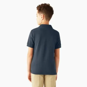 Polo a maniche corte Piqua per bambini in pantaloncini