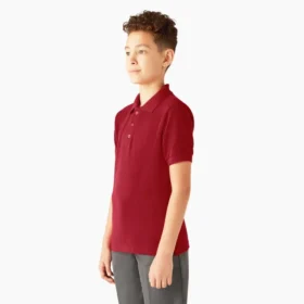 Polo a maniche corte Piqua per bambini in pantaloncini