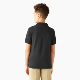 Polo a maniche corte Piqua per bambini in pantaloncini