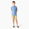 Polo a maniche corte Piqua per bambini in pantaloncini