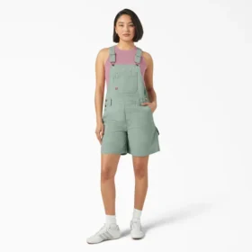 Salopette corte da donna dalla vestibilità comoda, 7″ Salopette corte da donna dalla vestibilità comoda, 7″