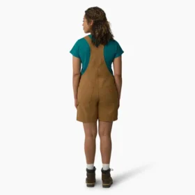 Salopette corte da donna dalla vestibilità comoda, 7″ Salopette corte da donna dalla vestibilità comoda, 7″