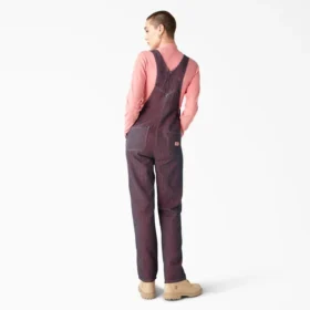 Salopette da donna a vita regolare con righe Hickory