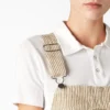 Salopette da donna a vita regolare con righe Hickory