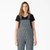 Salopette da donna con vestibilità boyfriend e righe Hickory