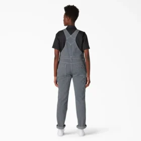 Salopette da donna Double Knee con righe Hickory