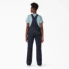Salopette da donna in denim con doppio rinforzo sulle ginocchia