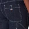 Salopette da donna in denim con doppio rinforzo sulle ginocchia