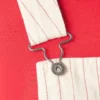 Salopette da lavoro a righe sottili da donna Salopette da lavoro a righe sottili da donna