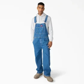 Salopette in denim ampia