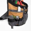 Set composto da marsupio multiuso a 8 tasche e cintura imbottita Set composto da marsupio multiuso a 8 tasche e cintura imbottita