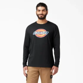 T-shirt a maniche lunghe con vestibilità regolare e grafica Icon