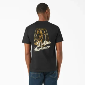 T-shirt con grafica a ferro di cavallo