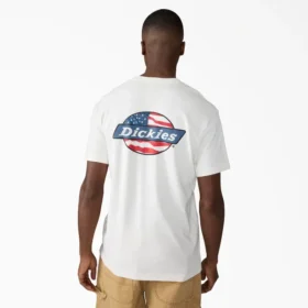 T-shirt con grafica del logo Americana