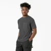 T-shirt con taschino tinta in capo T-shirt con taschino tinta in capo