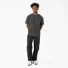 T-shirt con taschino tinta in capo T-shirt con taschino tinta in capo