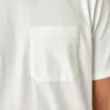 T-shirt con taschino tinta in capo T-shirt con taschino tinta in capo