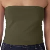 Top a fascia in maglia da donna Top a fascia in maglia da donna