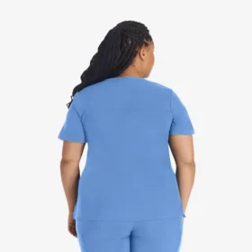 Top da lavoro da donna Eds Essentials con effetto incrociato