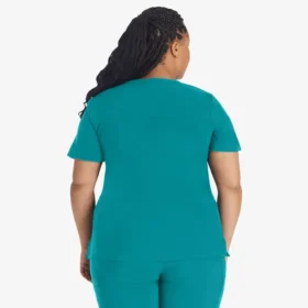 Top da lavoro da donna Eds Essentials con effetto incrociato
