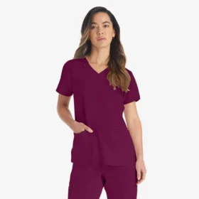 Top da lavoro da donna Eds Essentials con scollo a V