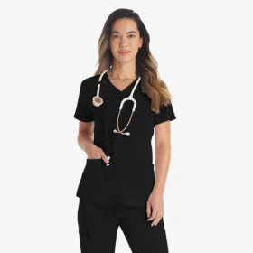Top da lavoro da donna Eds Essentials con scollo a V