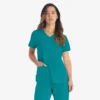 Top da lavoro da donna Eds Essentials con scollo a V Top da lavoro da donna Eds Essentials con scollo a V