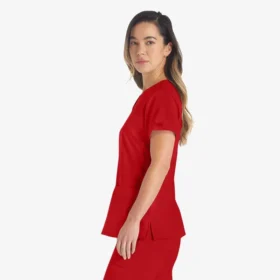 Top da lavoro da donna Eds Essentials con scollo a V