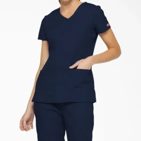 Top da lavoro da donna Eds Signature con scollo a V