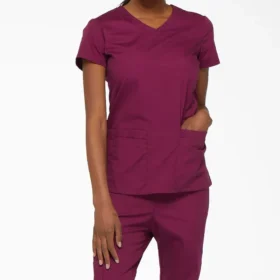 Top da lavoro da donna Eds Signature con scollo a V