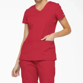 Top da lavoro da donna Eds Signature con scollo a V