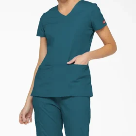 Top da lavoro da donna Eds Signature con scollo a V