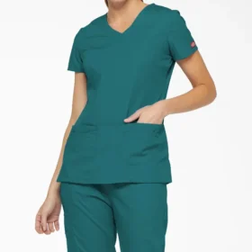 Top da lavoro da donna Eds Signature con scollo a V