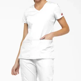 Top da lavoro da donna Eds Signature con scollo a V