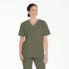 Top da lavoro unisex con scollo a V Eds Signature