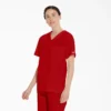 Top da lavoro unisex con scollo a V Eds Signature