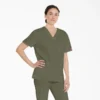 Top da lavoro unisex con scollo a V Eds Signature
