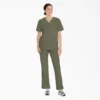 Top da lavoro unisex con scollo a V Eds Signature