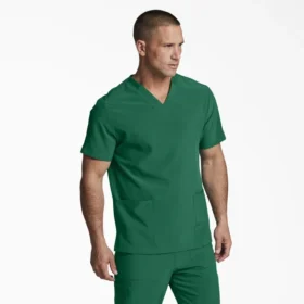 Top da lavoro unisex Eds Essentials con scollo a V