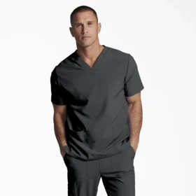 Top da lavoro unisex Eds Essentials con scollo a V
