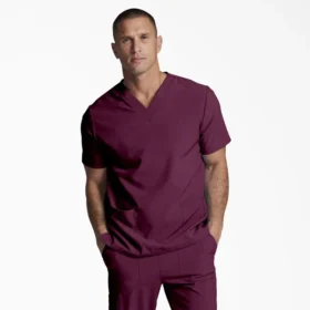 Top da lavoro unisex Eds Essentials con scollo a V
