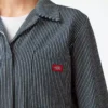 Tuta intera da donna a maniche lunghe con vestibilità comoda e righe Hickory