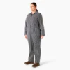 Tuta intera da donna taglia forte a maniche lunghe con vestibilità comoda e righe Hickory Tuta intera da donna taglia forte a maniche lunghe con vestibilità comoda e righe Hickory