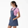 Vestito da salopette da donna in denim a vestibilità regolare Vestito da salopette da donna in denim a vestibilità regolare