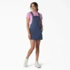 Vestito da salopette da donna in denim a vestibilità regolare Vestito da salopette da donna in denim a vestibilità regolare